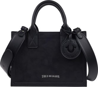 True Religion Top Handle Box Tote Bag in Black at Nordstrom Rack