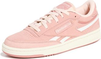 Reebok Womens Club C Revenge Sneakers, Pink Clay/Pink Clay/Chalk, 7 UK