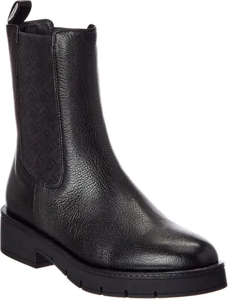 Ferragamo Mojave Leather Chelsea Boot