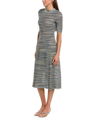 M Missoni Wool-Blend Midi Dress