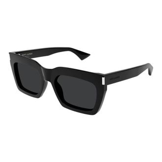 Saint Laurent unisex, Accessoires, Zwart, Maat: 55 MM Nylon