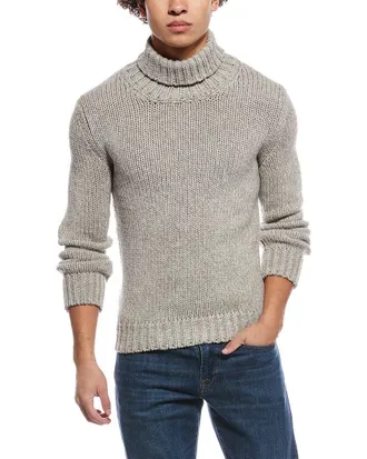 Slowear Zanone by Slowear Turtleneck Wool & Yak-Blend Sweater