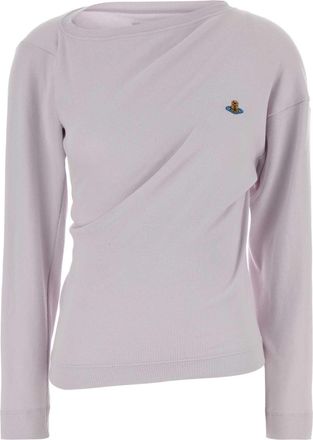 Vivienne Westwood Lilac Stretch Cotton Hebo T Shirt