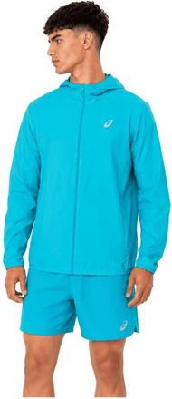Asics Icon Jacket - Heren - Hardloopjassen - Blauw - XL - Polyester - Fitness