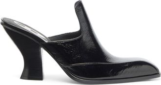 Diesel D-Luffy - Western-style mules in patent leather - Moccasins and Mules - Woman - Black