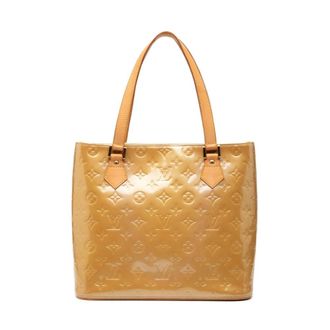 Louis Vuitton Pre-owned Tote Bags, female, Brown, Size: ONE SIZE Pre-owned Monogram Vernis Tote Bag