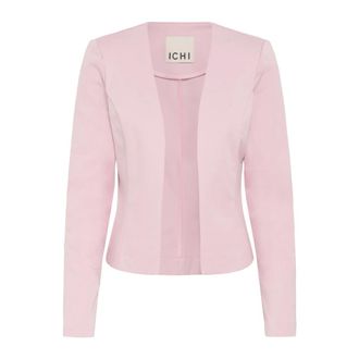Ichi Ichi - Open blazer Geurige Lila - Dames - Jassen - Roze - Maat: XL Viscose