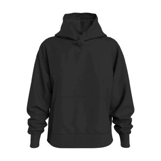 Calvin Klein Back Bold Hoodie - Dames - Hoodies - Zwart - XS - Katoen - Hoodies & sweatvesten