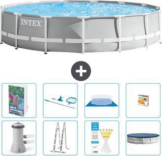 Intex Piscina Prism Frame Redonda - 457x107 Cm - 9-piezas S647