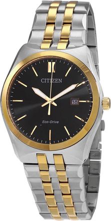 Citizen Corso Black Dial Two-tone Mens Watch BM7334-58E
