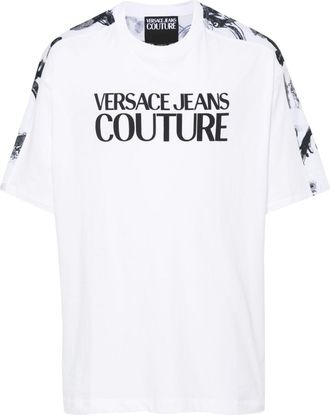 Versace Jeans Couture logo-print cotton T-shirt - men - Cotton - M - White