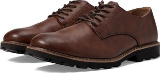 Deer Stags Benjamin Mens Lace Up Wing Tip Shoes Brown : 10.5 W, Leather