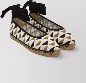 Castaner crochet espadrilles