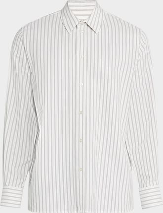 Saint Laurent Mens Striped Sport Shirt
