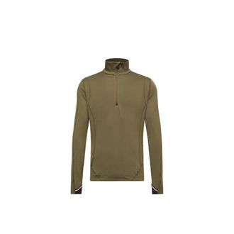 Moncler Moncler Polartec Half-zip Sweatshirt, Men, Green, Size: Xxl