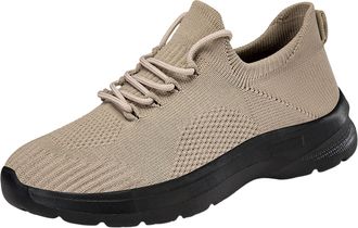 Generic Slip on Running Shoes for Women Ladies Lightweight Orthopedic Trainers Casual Sneakers Fashion Breathable Mesh Shoes Big Size Thick Bottom Womens Fron