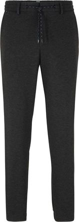 HUGO BOSS Mens Genius Solid Patterned Straight Joggers in Dark Grey - Size 40W/32L