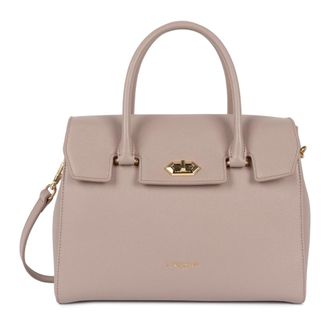 Lancaster Handbags, female, Pink, Size: ONE SIZE Flap Handbag with Metal Clasp Milano Cosmos