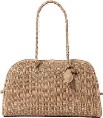 Jacquemus Le Turismo Raphia - Dames - Schoudertassen - Bruin - ONE Size - Tassen