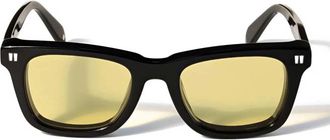 Off-white Sunglasses Ow1044 1018 Katy Black/Yellow Unisex