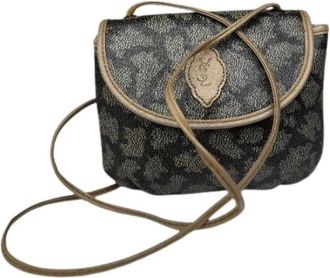 Saint Laurent Pre-owned Vintage Tas - Dames - Vintage Schoudertas - Grijs - ONE Size - Leer - Vintage