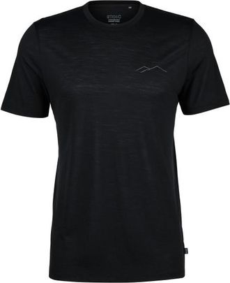 Stoic MerinoChill MMXX. G&ouml;teborg Print Tee Merinoshirt f&uuml;r Herren | schwarz