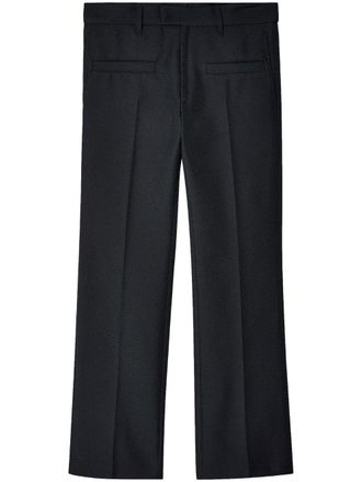 Courrèges Heritage twill trousers - Black
