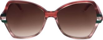 Silvian Heach Ivy Sun 20107 Womens Sunglasses Red Size 54
