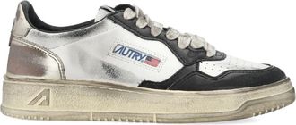 Autry Witte Zwarte Platinumsneakers Vintage Stijl - Dames - Sneakers - Veelkleurig - 37 EU - Schoenen