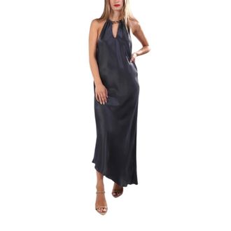 Pinko Pinko, Kleedjes, Dames, Blauw, S, Polyester, Crucimaster Dress