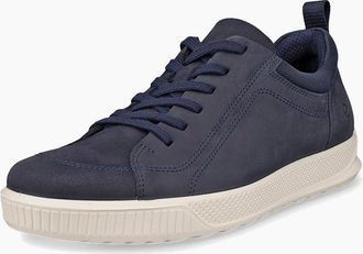 Ecco Mens ECCO Mens Byway Nubuck Leather Trainers - Navy - Size: 10.5/11