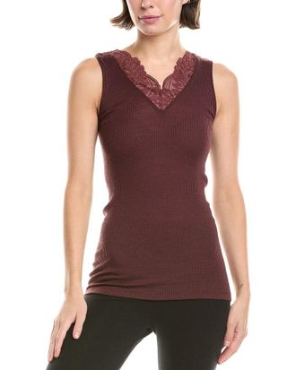 Hanro Hanro Maria Wool & Silk-Blend V-Neck Tank