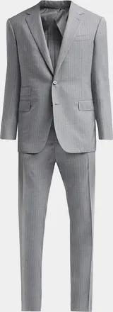Ralph Lauren Men & apos;s Wool Single-Breasted Pinstripe Suit