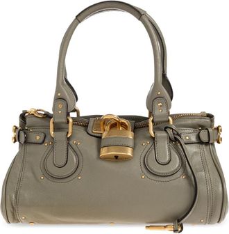 Chlo&eacute; Paddington Handbag - Dames - Handtassen - Groen - ONE Size - Katoen - Tassen