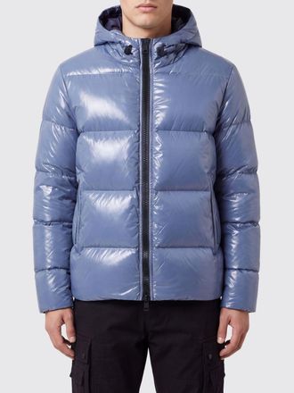 Herno Short Quilted Nylon Down Jacket with Hood and Zip Closure