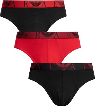 Emporio Armani 3-Paks Briefs, Veelkleurig