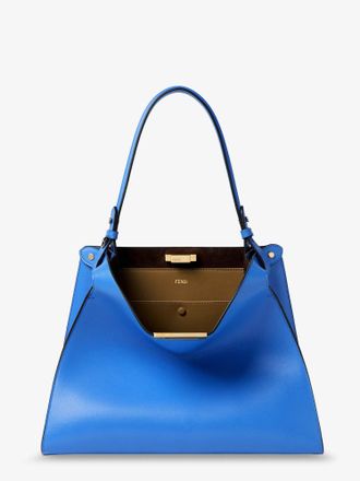 Fendi Borsa a spalla Fendi Way Medium in pelle con fodera in contrasto - FENDI - gender_Woman