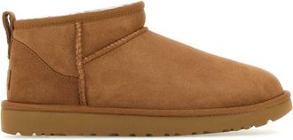 UGG Camel Suede Classic Ultra Mini Ankle Boots