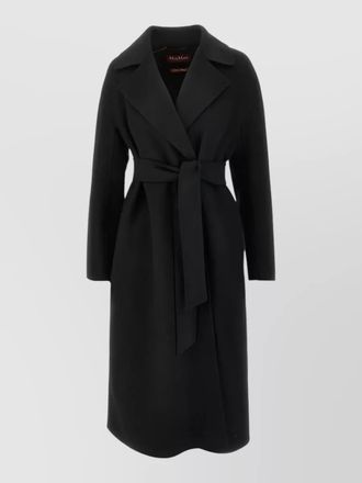 Max Mara mstcles belted coat long sleeves lapels