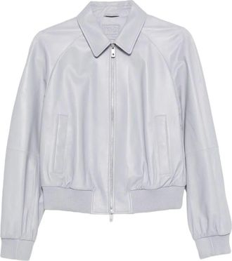 DESA 1972 Leather Raglan Bomber Jacket