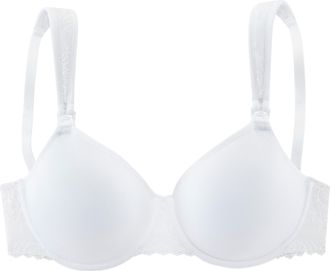 Nuance Still-BH NUANCE, Damen, Gr. 100, Cup C, wei&szlig;, Spacer;Spitze, Obermaterial: 55% Baumwolle, 39% Polyamid, 6% Elasthan, BHs Still-BH