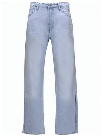 ERL Light Wash Denim Pants With Straight-Leg Silhouette