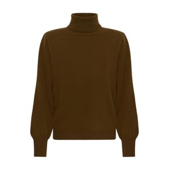 MY ESSENTIAL WARDROBE Coltruien - Dames - Coltruien - Bruin - XS - Truien & Vesten