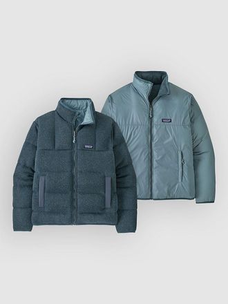 Patagonia Reversible Down Better Fleece Pullover blau