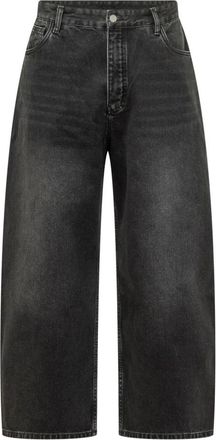 STUDIO NICHOLSON Paolo Volume Jeans - Heren - Loose Fit Jeans - Zwart - L - Katoen - Jeans