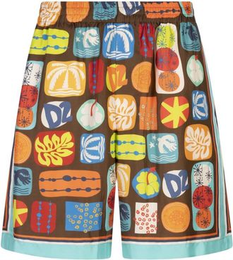 Dsquared2 Heren, Korte broeken, Veelkleurig, Maat: XL