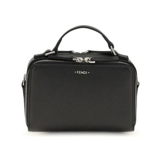 Fendi Leren Handtas met Handvat - Heren - Tassen - Zwart - Maat: ONE Size Leer