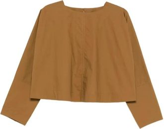 SOEUR Armand Blouse - Dames - Blouses - Bruin - M - Katoen - Overhemden