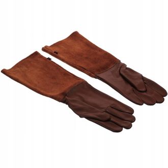 OEM 1 Par Guantes Jardiner&iacute;a Piel Vacuno Largos Ligeros