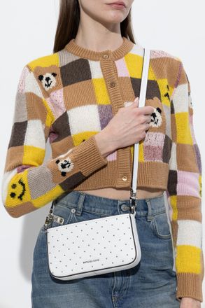 Michael Michael Kors Shoulder Bag Bryant Small, Womens, White